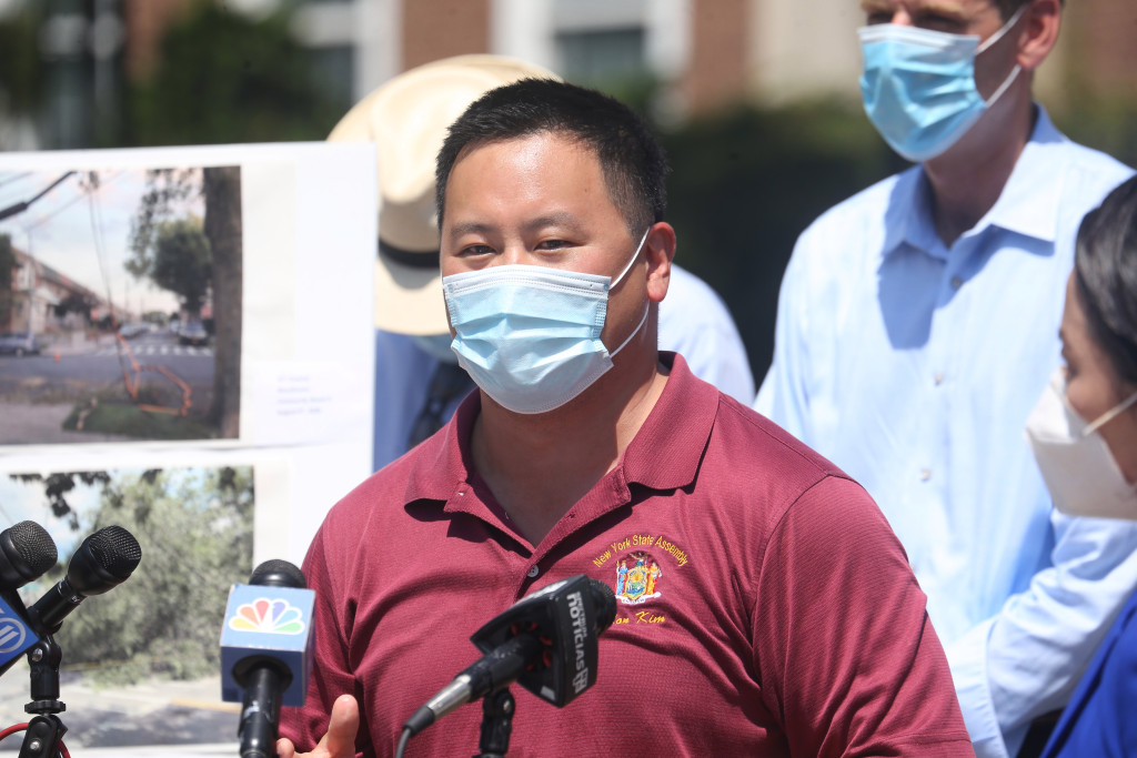 Assemblyman Ron Kim at a press conference on August 11, 2020.