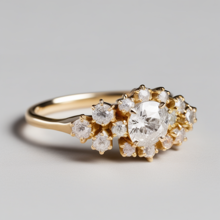 <strong>Cluster Engagement Rings: a New Era of Sustainable Jewelry Design</strong>